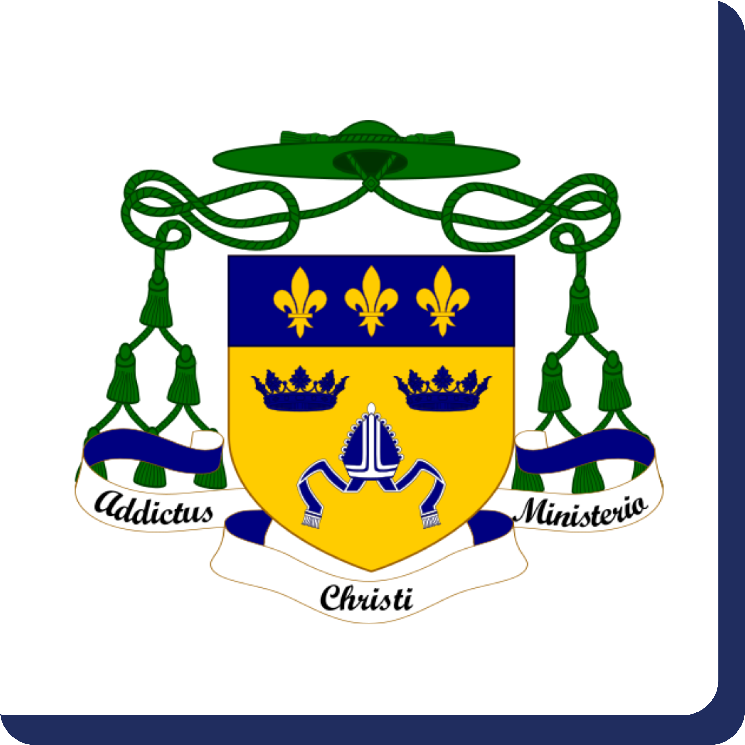 Logo with yellow green and purple of the East anglia diocese