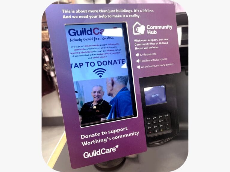 Guild Care Charity Shops Custom Branding for Donation Terminals