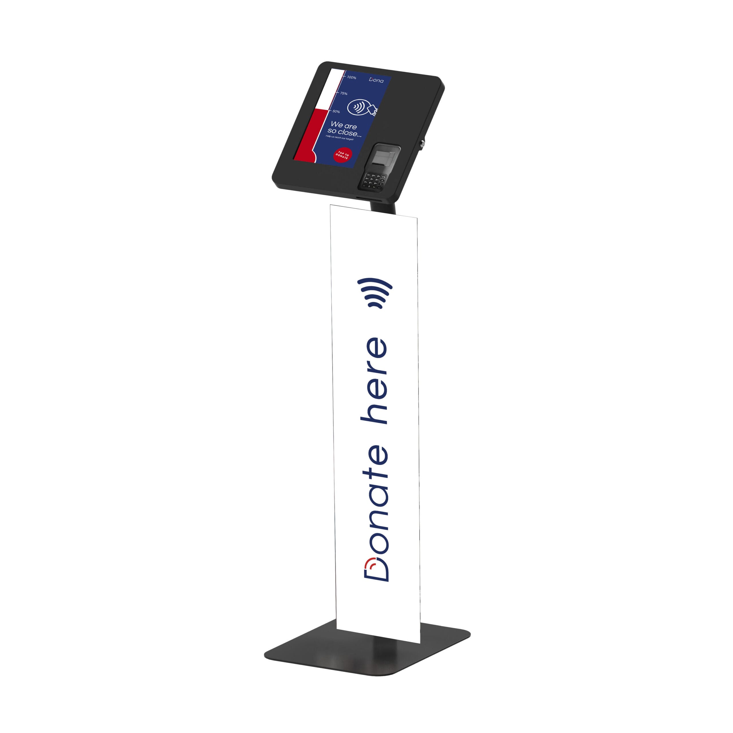 Digital Donation Box with Brandable Banner - Dona